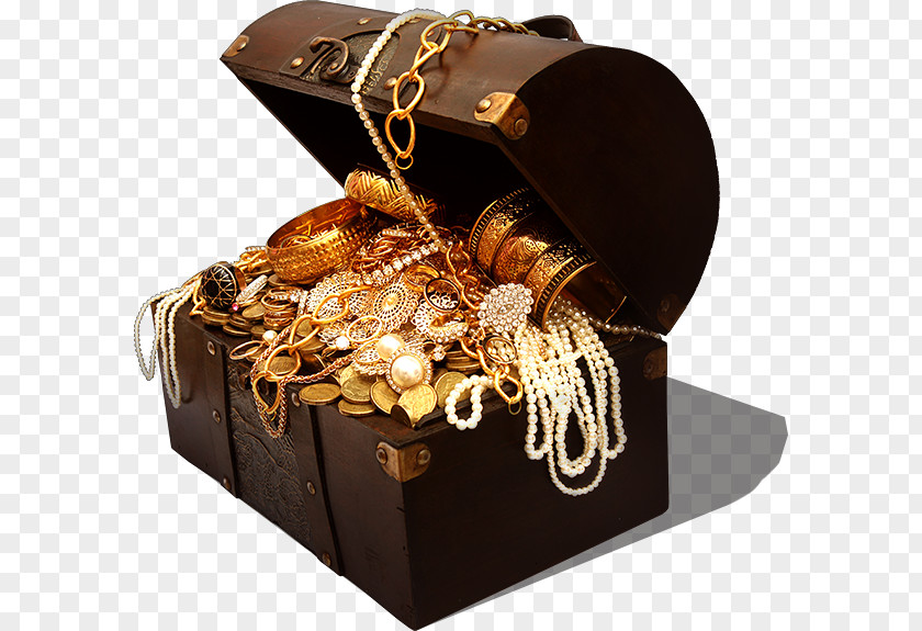 Treasure Box Gold Bitxi PNG