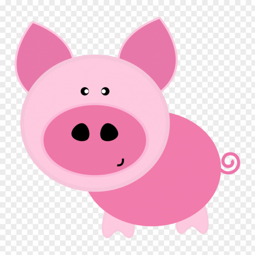 Cute Pig Cuteness Clip Art PNG