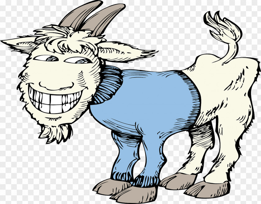 Goat Fainting Clip Art PNG