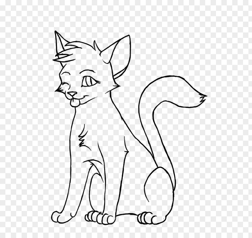 Kitten Whiskers Domestic Short-haired Cat Line Art PNG