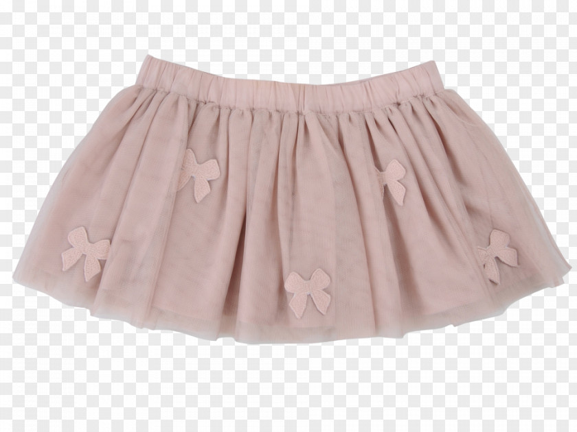 ORANGE BOW Skirt Pink M Ruffle Waist RTV PNG