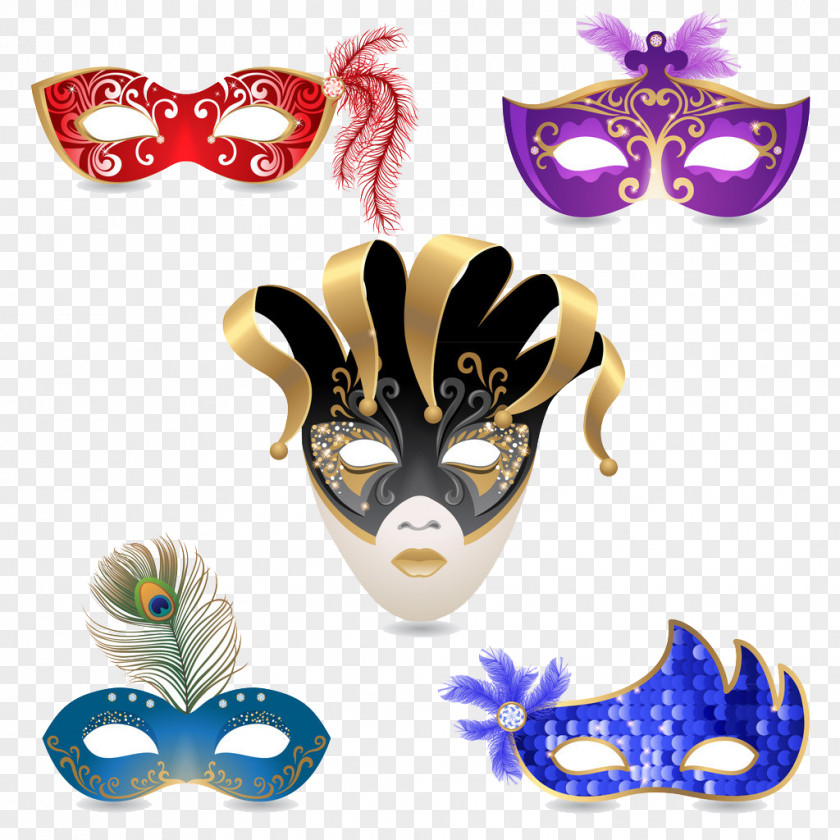 All Kinds Of Feather Masks Carnival Venice Mask Stock Photography Masquerade Ball PNG