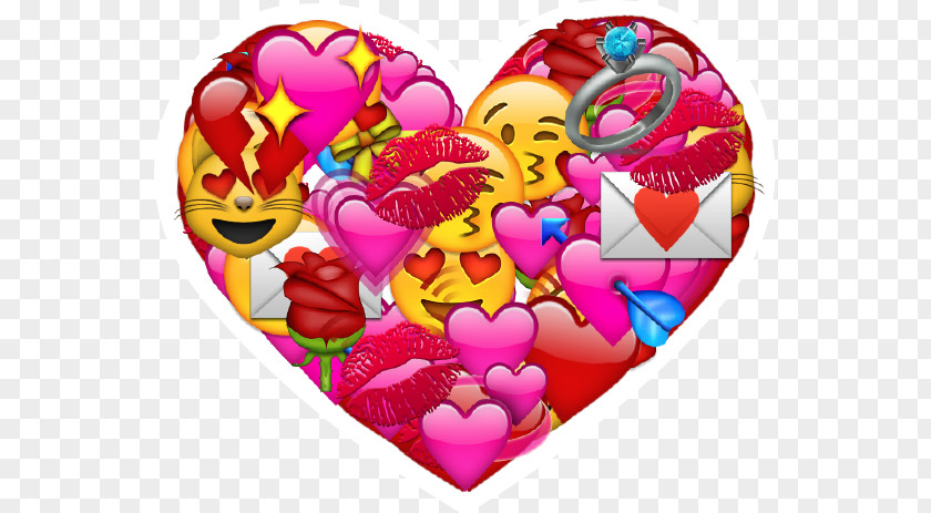 Balloon Pink M Heart PNG