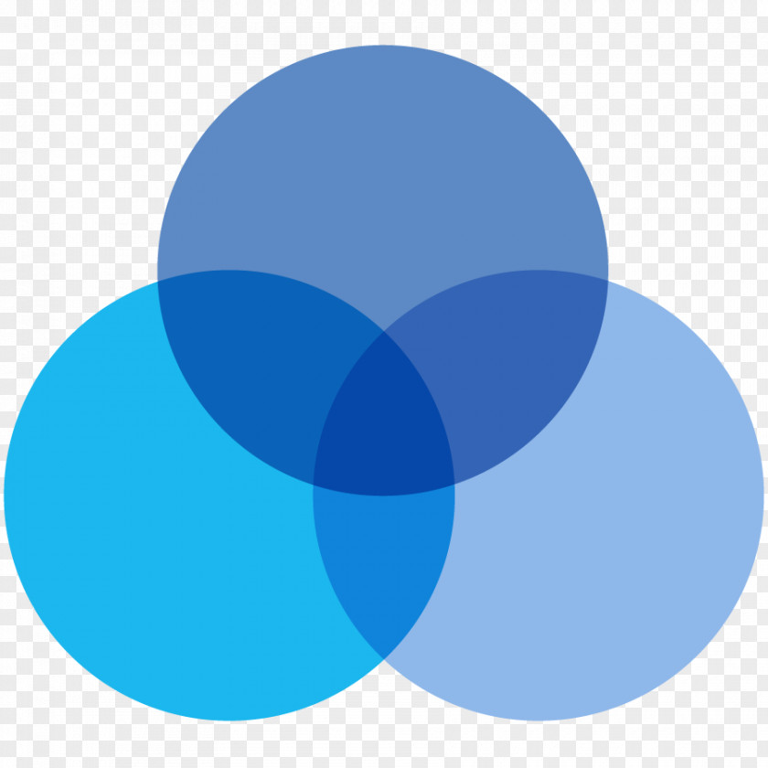 Circle Logo Blue PNG
