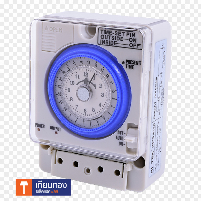 Clock Time Switch Electric Battery Electricity PNG