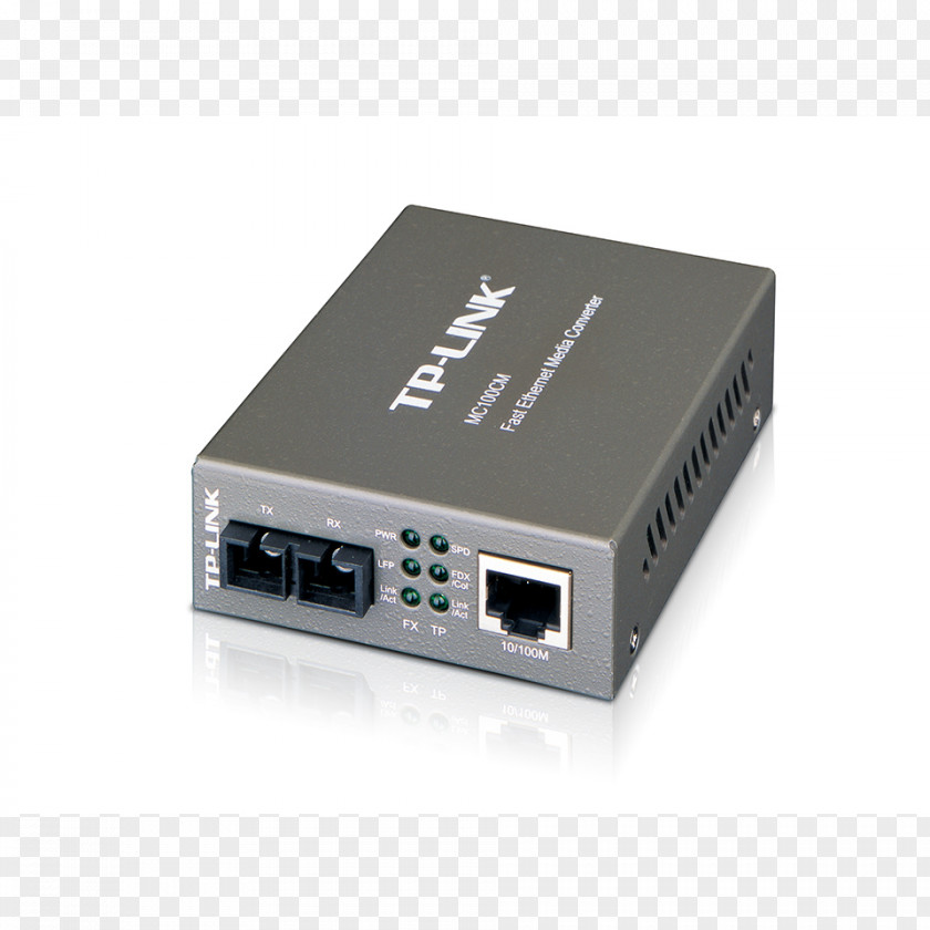 Fiber Media Converter TP-Link MC200CM Gigabit Multi-Mode Ethernet Multi-mode Optical PNG