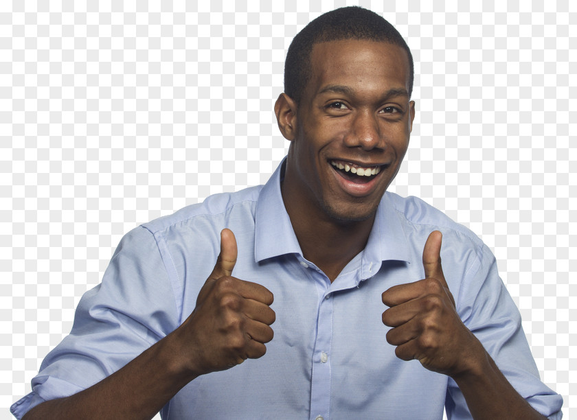 Man African American Black Stock Photography Thumb Signal PNG