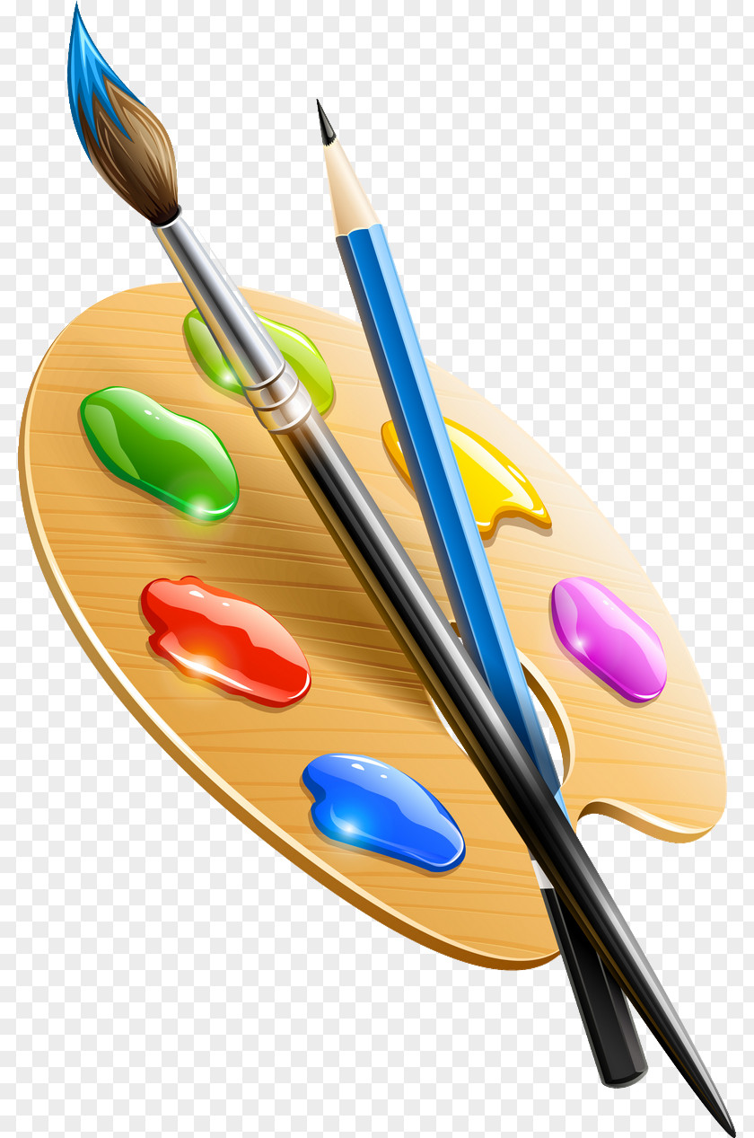 Painting Palette Paintbrush Art PNG