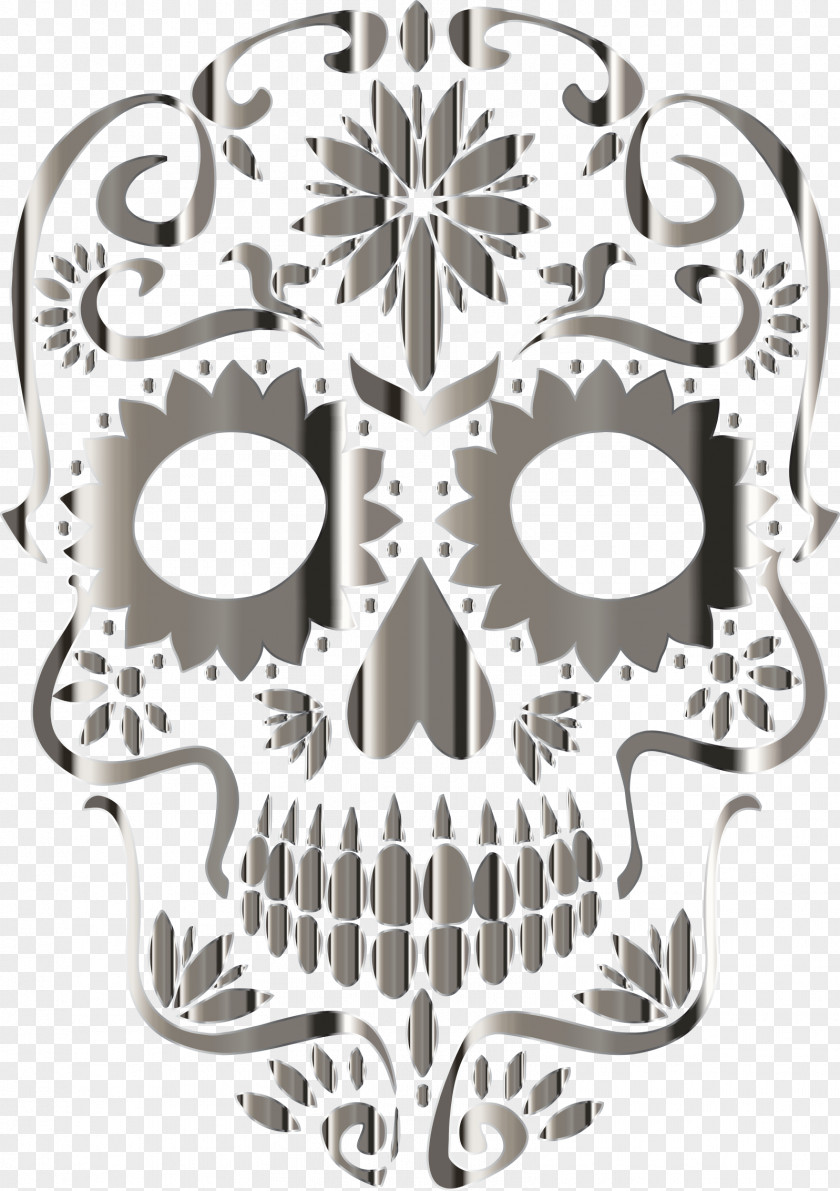 Skull Calavera Mexican Cuisine Day Of The Dead Clip Art PNG