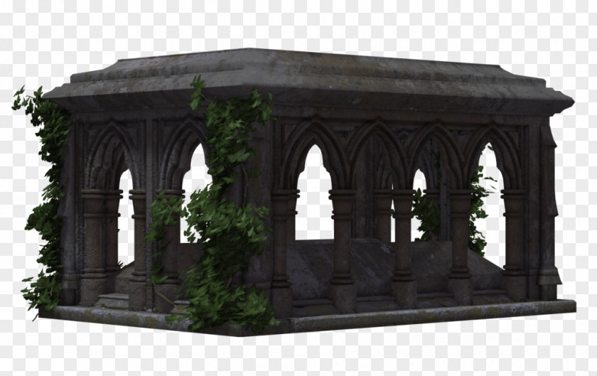 Cemetery Gothic Architecture Revival Art PNG