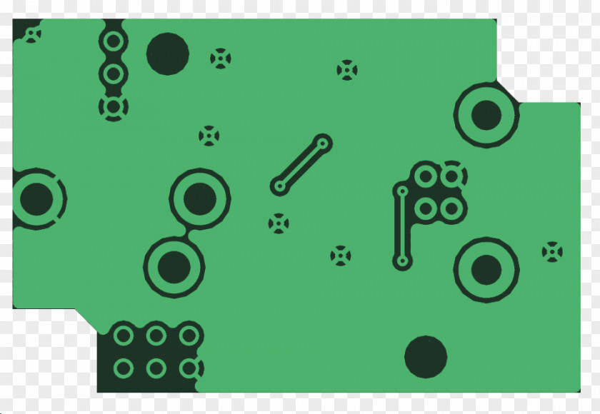 Circuit Board Printed Copper Pour Thermal Relief Electronics PNG