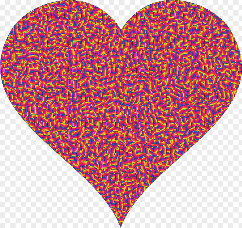 Confetti Heart Color Violet Magenta PNG