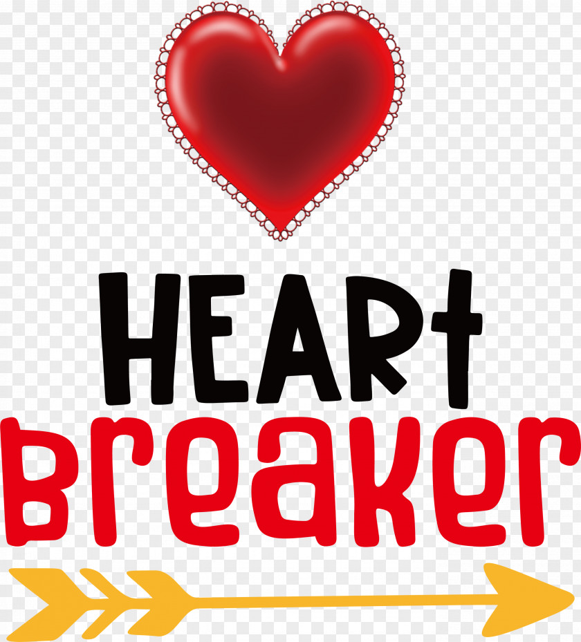 Heart Breaker Valentines Day Quote PNG