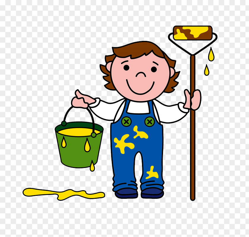 Artista Painting Drawing House Painter And Decorator Clip Art PNG