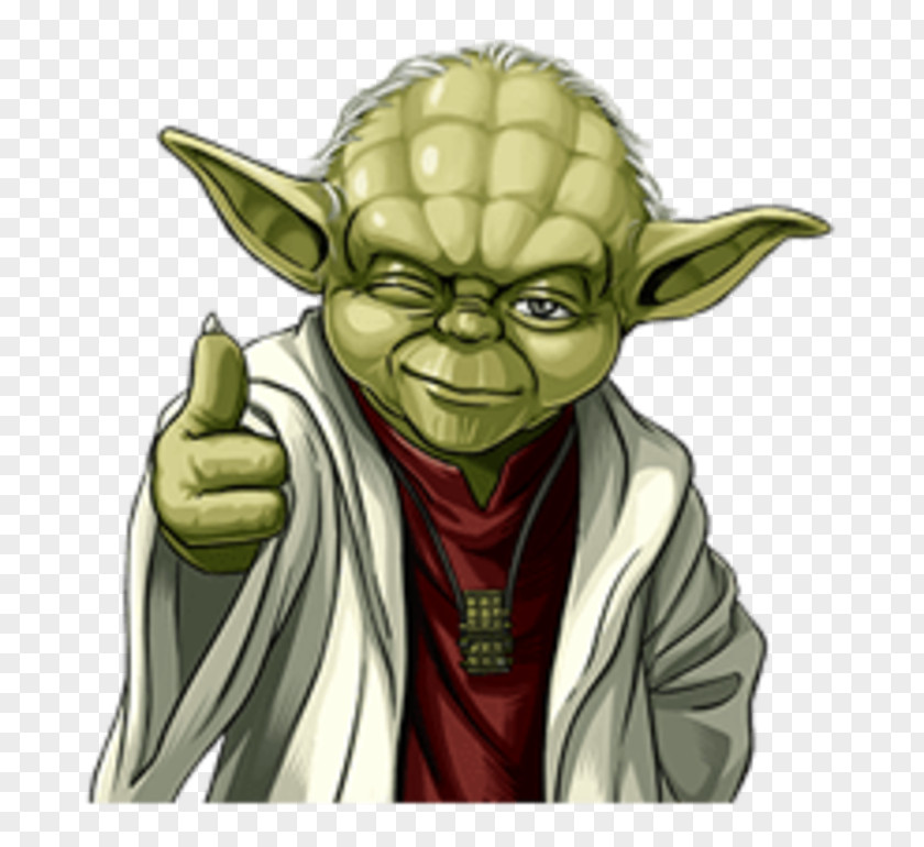 Yoda Telegram Sticker Kik Messenger Advertising PNG