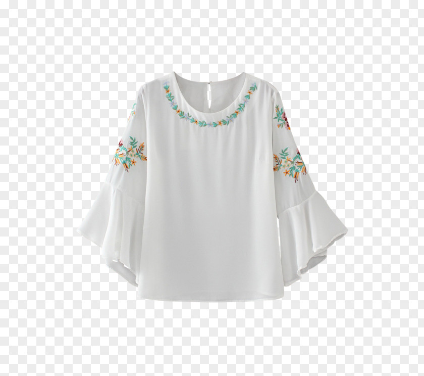Embroidered Children's Stools Sleeve Shoulder Blouse Collar PNG