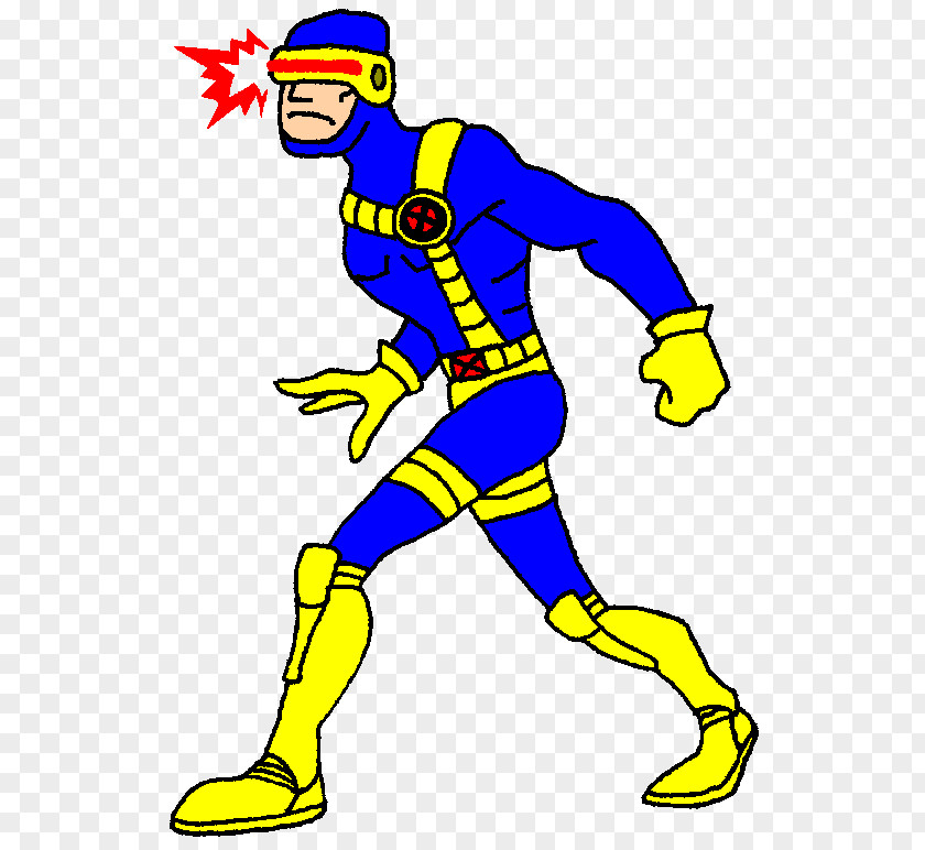 Scott Summers Cyclops Comics Clip Art Shoe Cartoon Line Character PNG