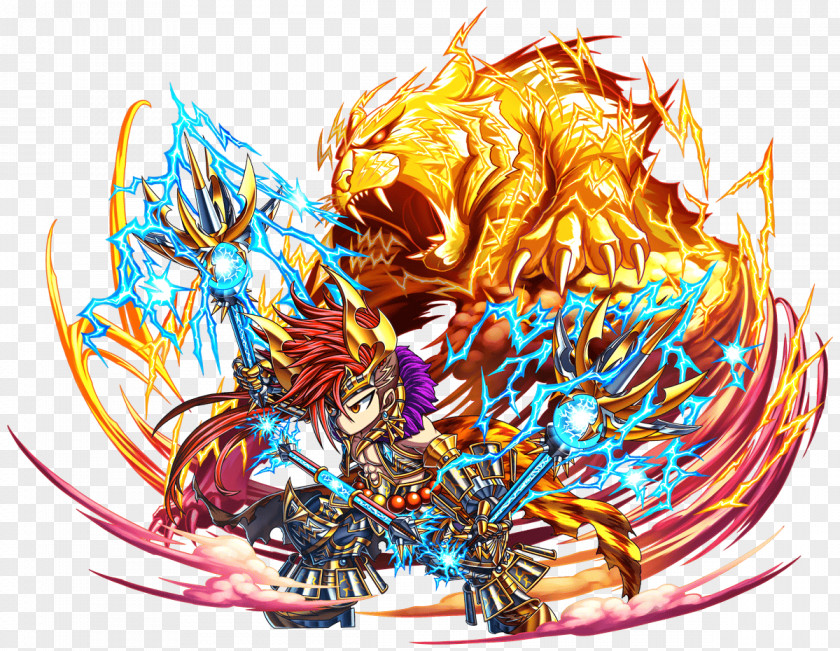 Thunders Brave Frontier Wikia Art Video Game PNG