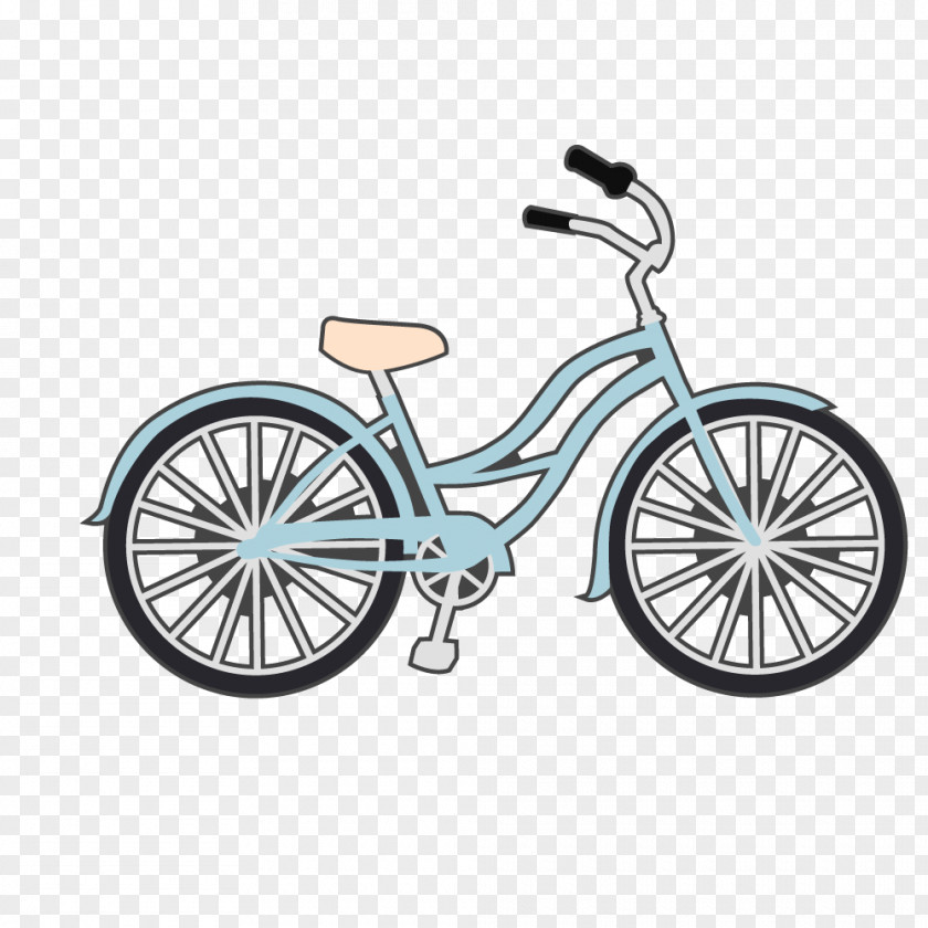 Blue Painted Bicycle Royalty-free Icon PNG