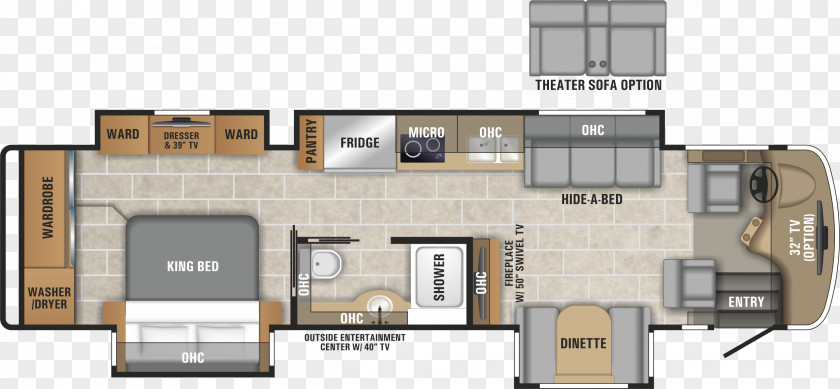 Class Of 2019 Floor Plan Campervans Product Television PNG