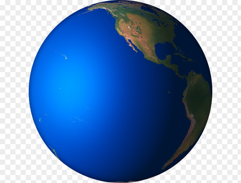 Earth Globe Render PNG