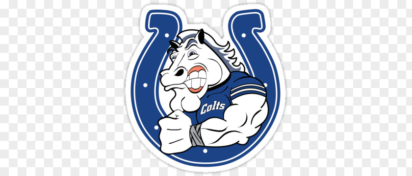 NFL Indianapolis Colts Blue Horse PNG