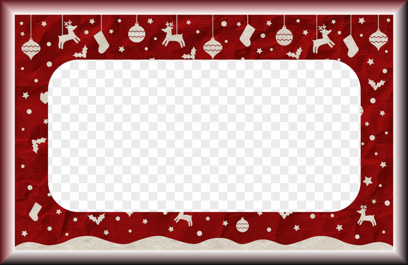 Photo Xmas Frame Christmas Picture Frames New Year Craft Clip Art PNG
