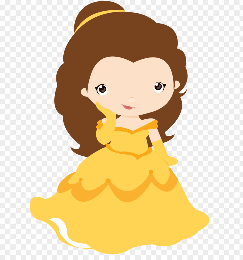 Princess Clipart Belle Beast Aurora Infant Disney PNG