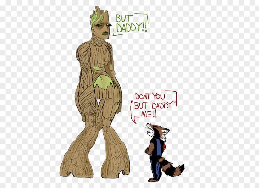 Rocket Raccoon Groot Fan Art Adolescence PNG