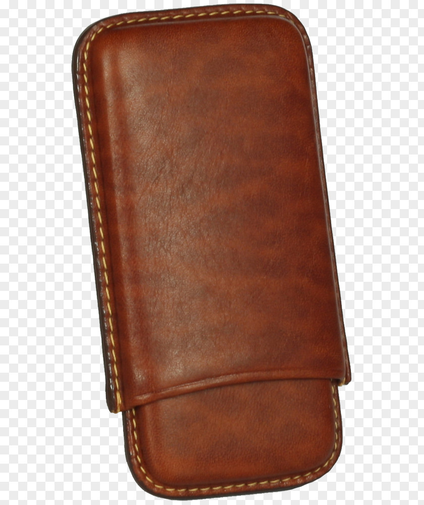 Wallet Brown Caramel Color Leather PNG