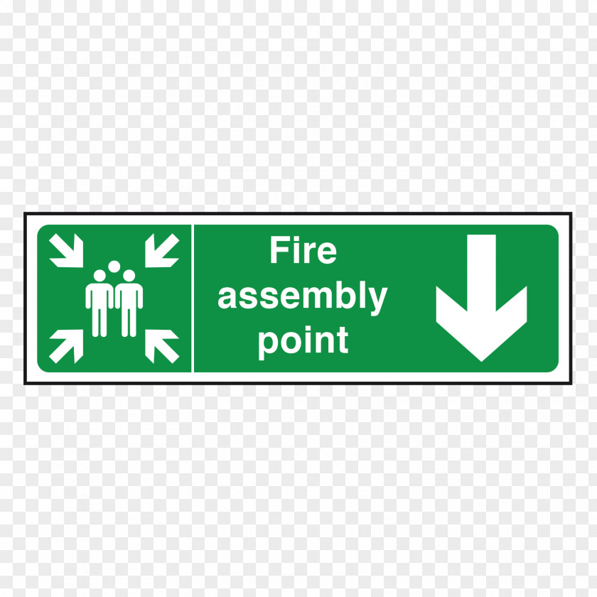 Fire Meeting Point Exit Sign Safety PNG