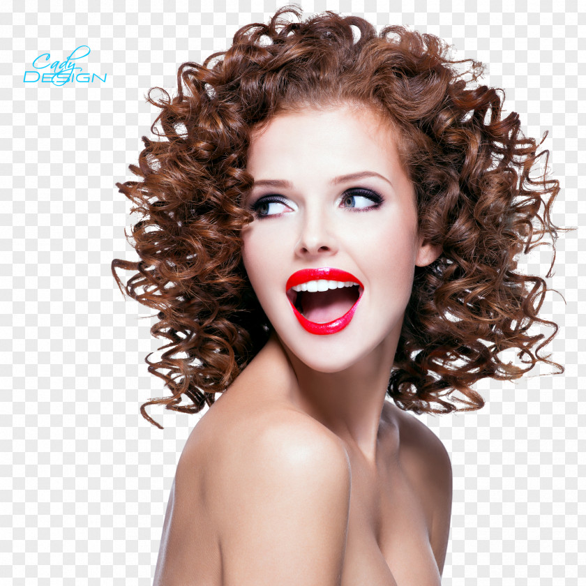 Long Curly Hair Hairstyle Waves Bob Cut Permanents & Straighteners PNG