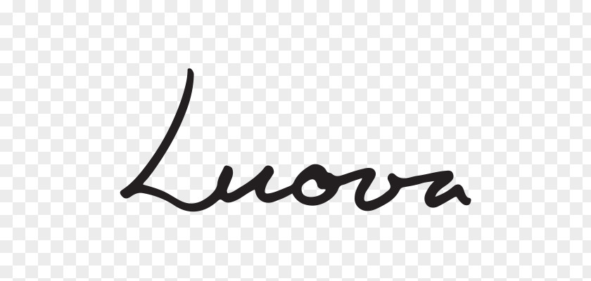 Luova Logo Black Font Line Brand PNG