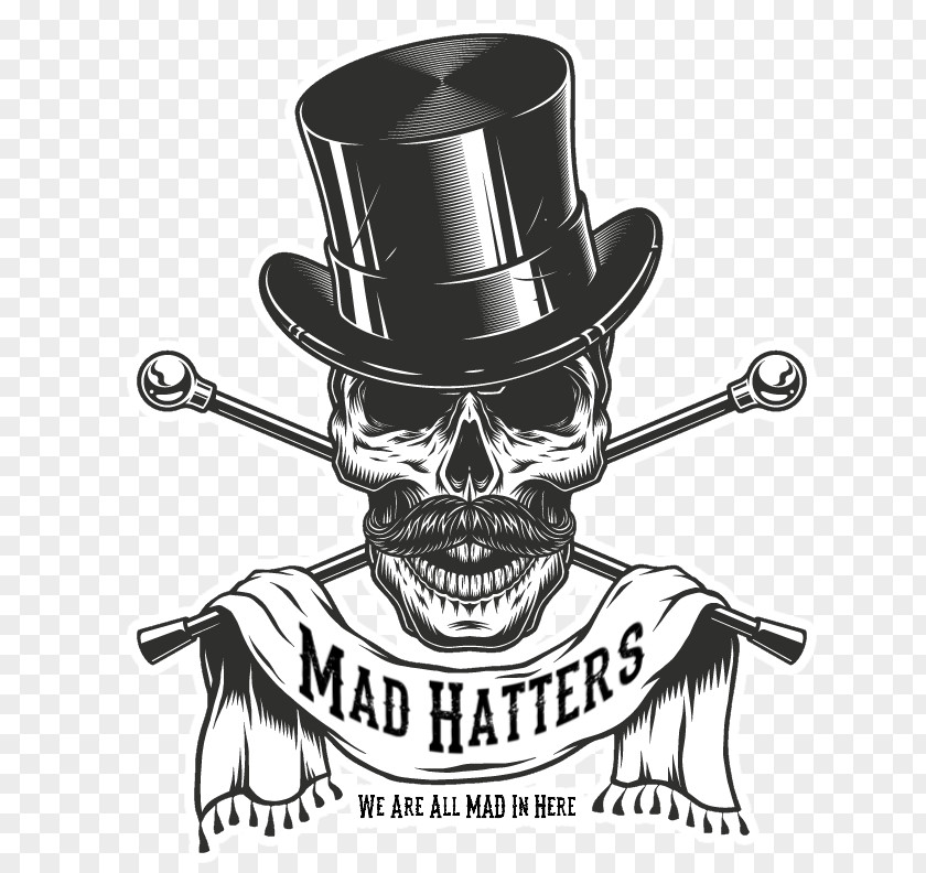 Skull T-shirt Top Hat PNG