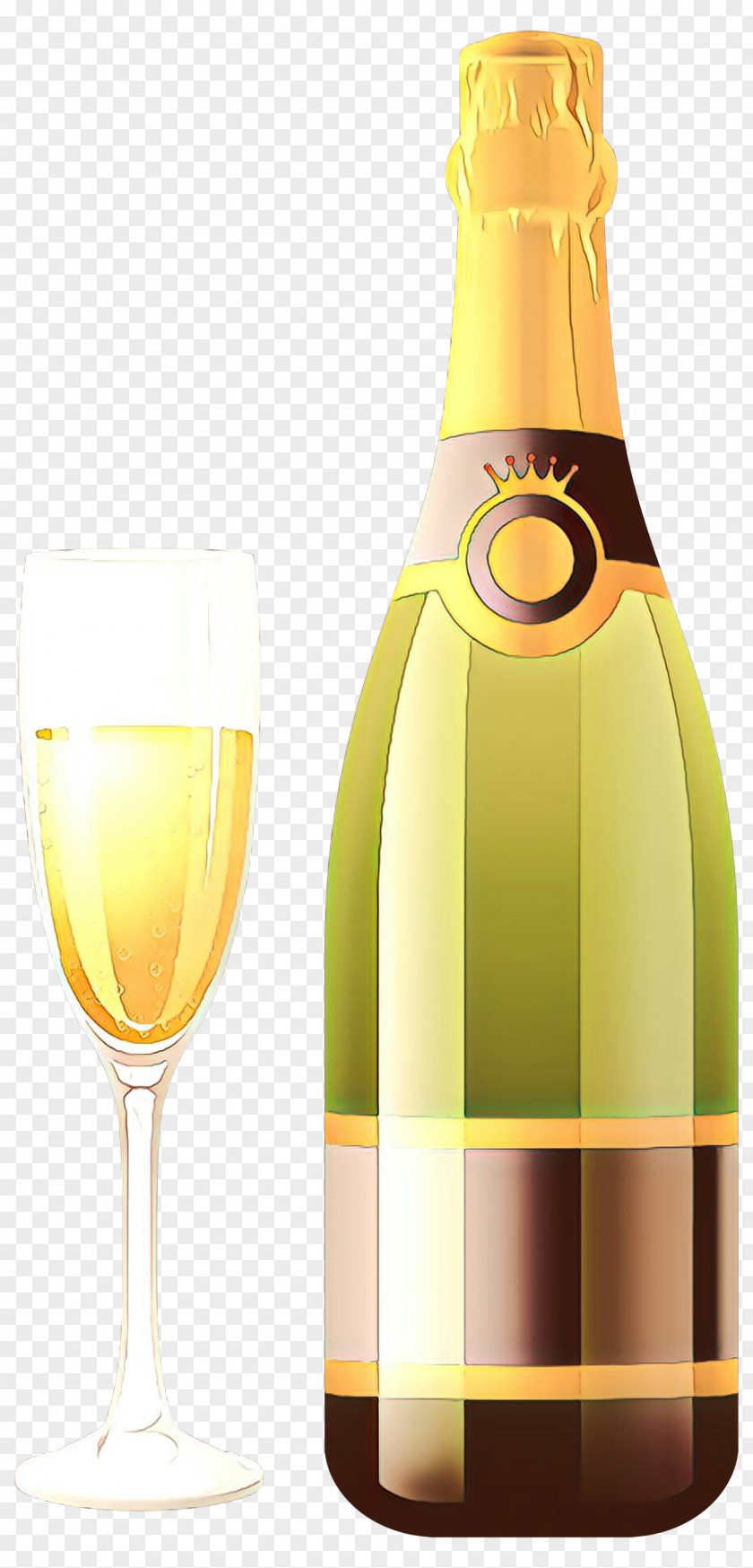 Barware Stemware Champagne Bottle PNG