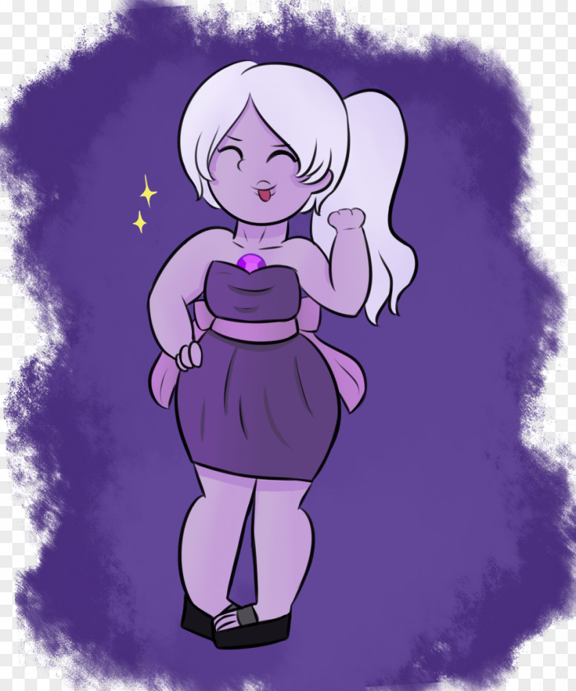 Cute Bow Amethyst Drawing Violet Cartoon PNG