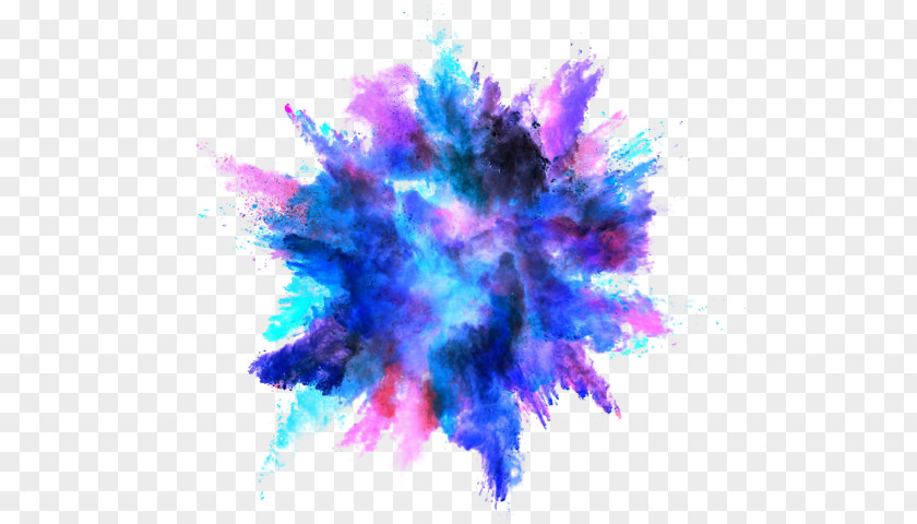 Explosion Color Dust Powder PNG
