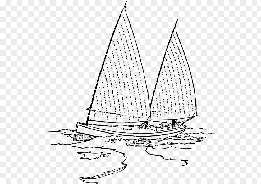 Ink Ship Sailboat Drawing Clip Art PNG