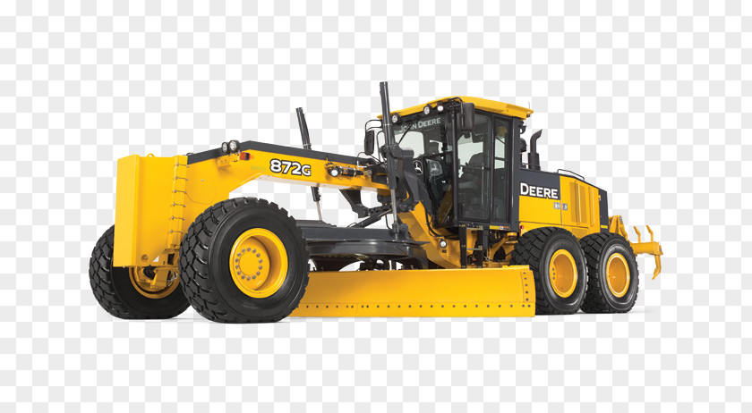 Motor Grader John Deere Heavy Machinery Tractor Architectural Engineering PNG