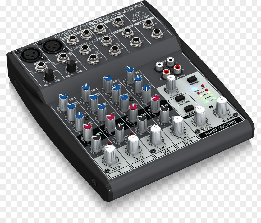 Yamaha Mixer Microphone Behringer Xenyx 802 Audio Mixers BEHRINGER XENYX 1002FX PNG