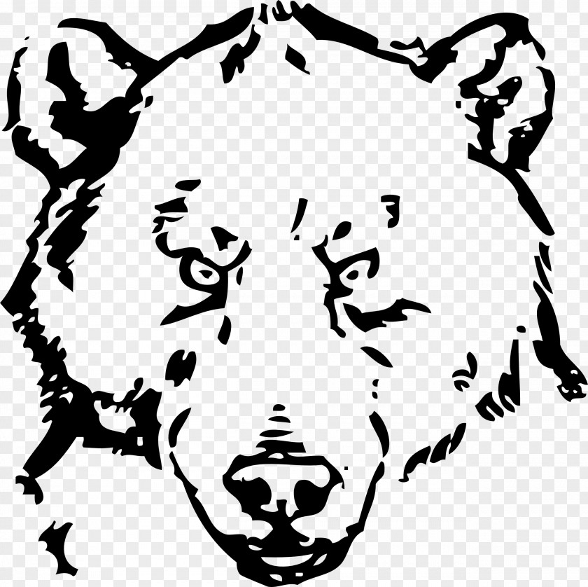 Bear Drawing Cliparts American Black Polar Brown Giant Panda PNG