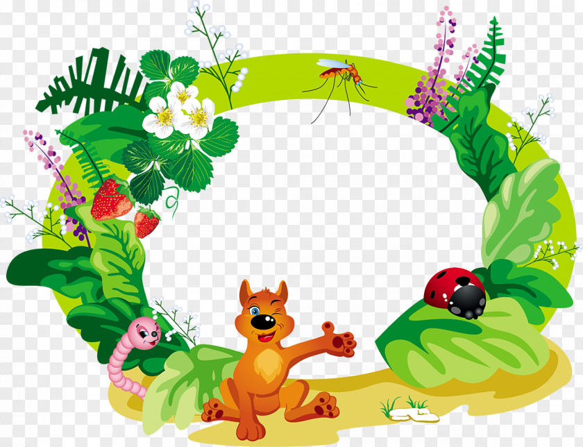 Cartoon Border Frame Picture Frames Photography PNG