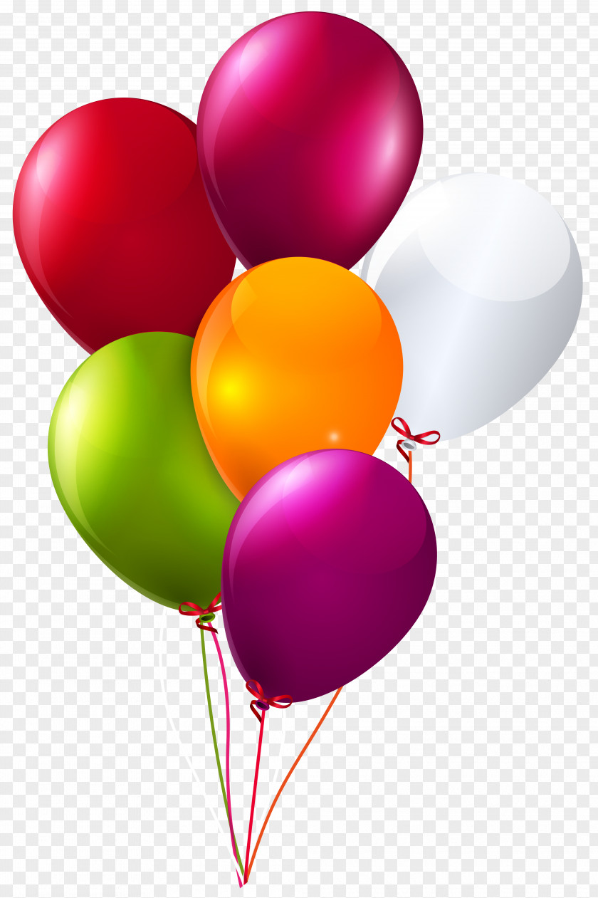 Colorful Bunch Of Balloons Clipart Image Balloon Birthday Clip Art PNG