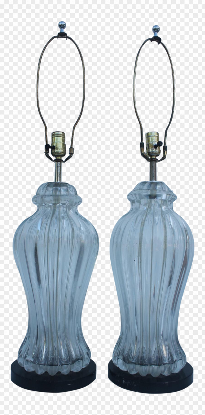 Glass Murano Chandelier Bottle PNG