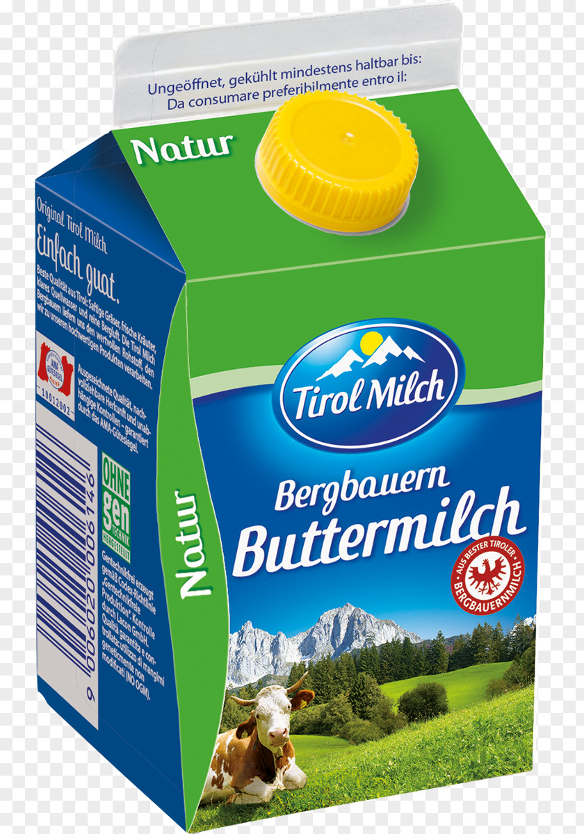 Milk Buttermilk Dairy Products Tirol Milch Reg.Gen.m.b.H PNG