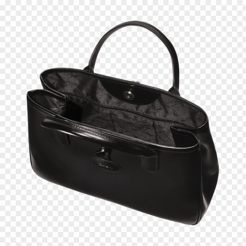 Suitcase Handbag Leather Longchamp Shoulder Strap PNG