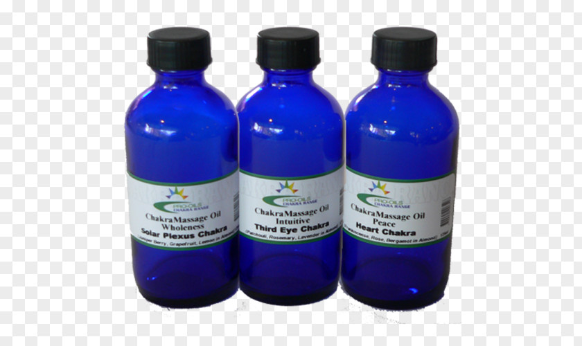 Bottle Cobalt Blue Liquid Solvent In Chemical Reactions PNG