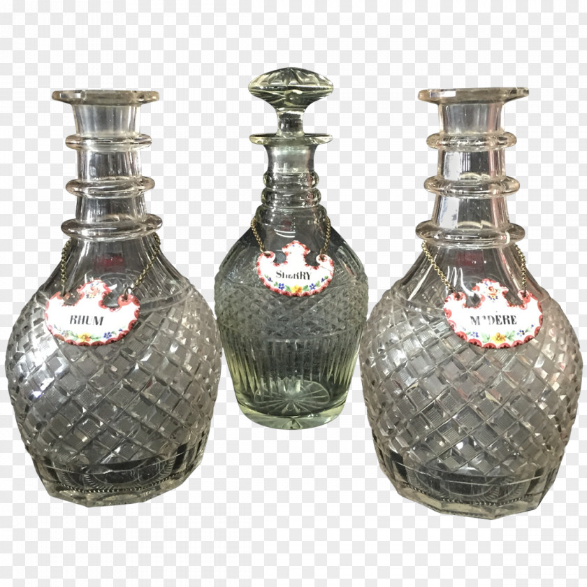 Rhum Glass Bottle Vase Artifact PNG