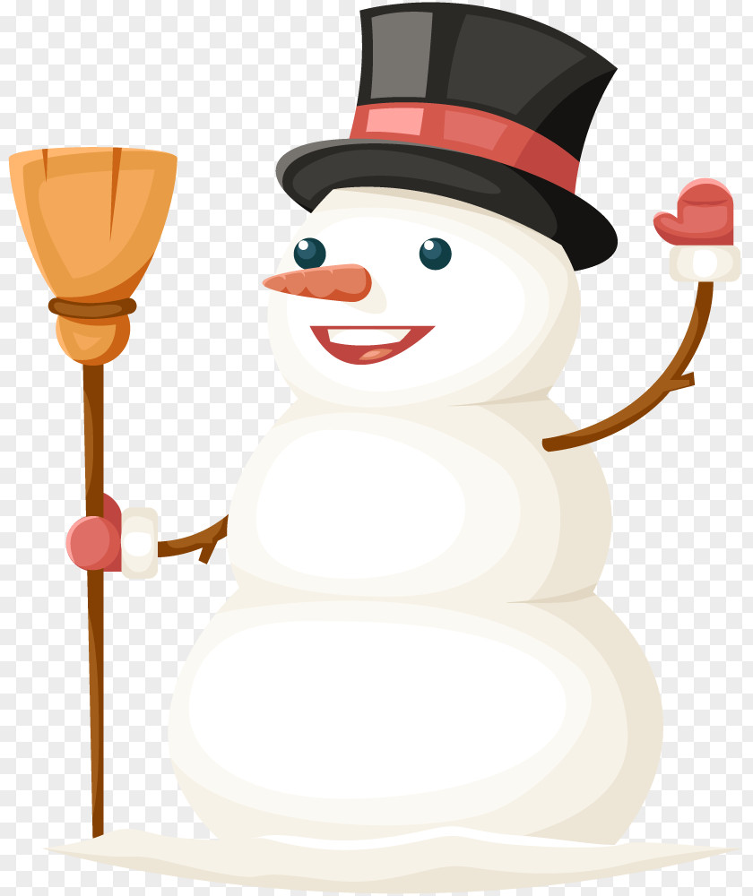 Snowman Elements Santa Claus Deer Christmas Illustration PNG
