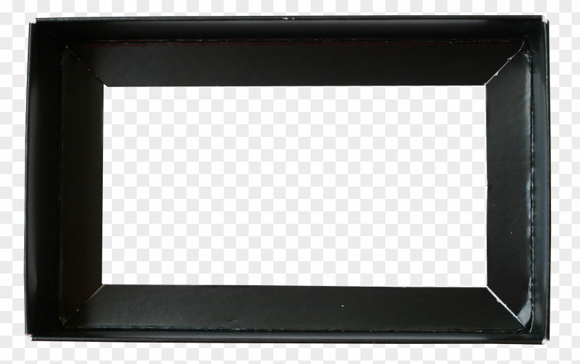Black Frame Rectangle Pattern PNG